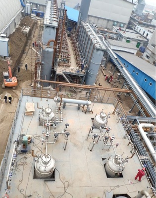 中國首例鍋爐煙氣二氧化碳捕集純化與制氮項目成功投運